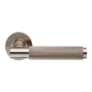 Carlisle Brass - Varese Knurled Lever on Rose - Satin Nickel - EUL050SN - Choice Handles
