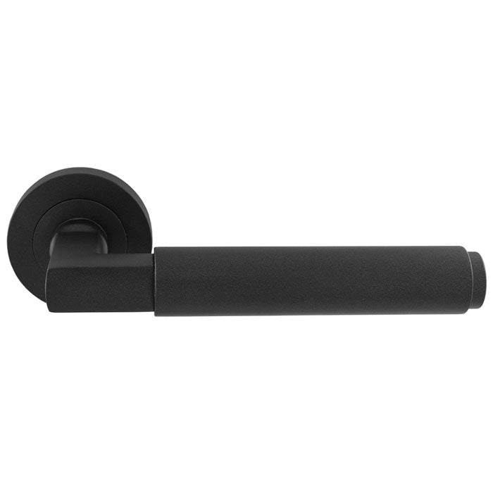 Carlisle Brass - Masano Lever On Rose - Matt Black - EUL070MB - Choice Handles