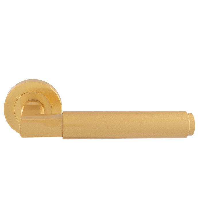 Carlisle Brass - Masano Lever On Rose - Satin Brass - EUL070SB - Choice Handles