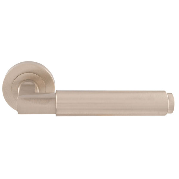 Carlisle Brass - Masano Lever On Rose - Satin Nickel - EUL070SN - Choice Handles