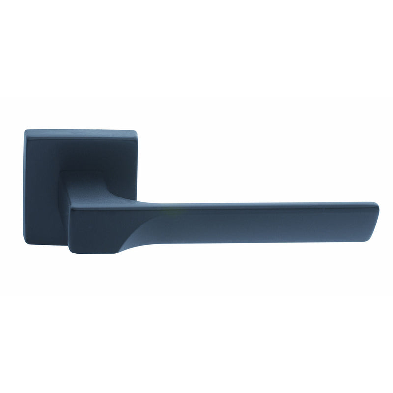 Manital - Flash Lever On Square Rose - Matt Black - FH5BLK - Choice Handles