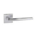 Atlantic - Forme Boston Designer Lever on Minimal Square Rose - Satin Chrome - FMS422SC - Choice Handles