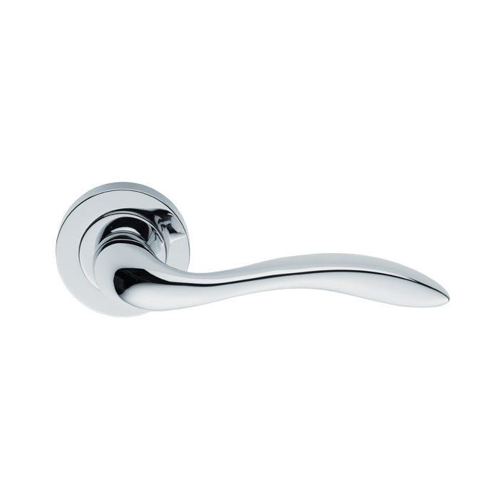 Manital - Giava Lever on Round Rose - Polished Chrome - GI5CP - Choice Handles