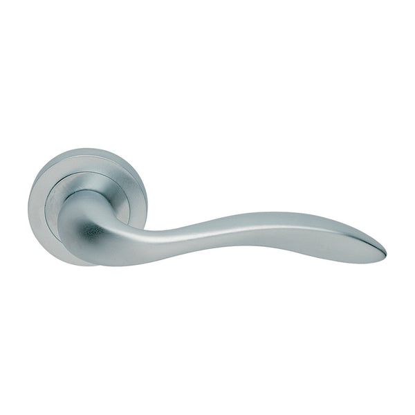 Manital - Giava Lever on Round Rose - Satin Chrome - GI5SC - Choice Handles