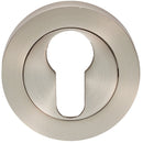 Carlisle Brass - Euro Profile Escutcheon - Satin Nickel - GK4001SN - Choice Handles