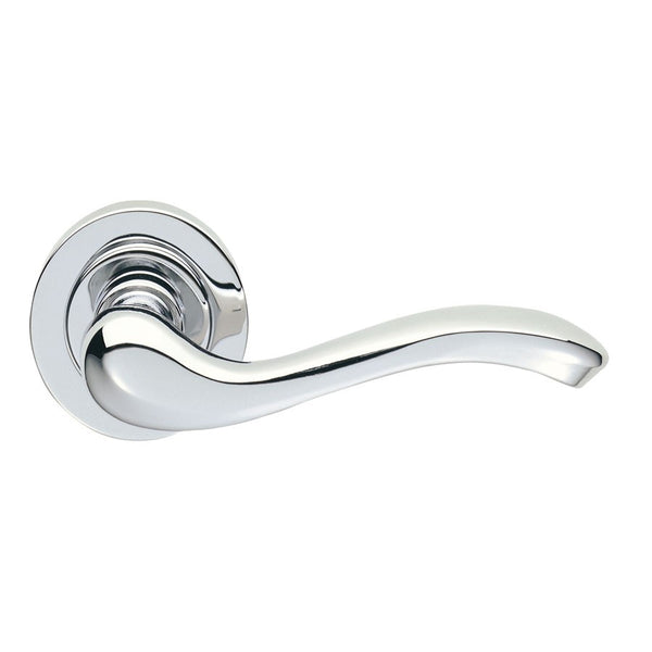 Manital - Apollo Lever on Round Rose - Polished Chrome - AQ3CP - Choice Handles