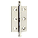 Hoxton 50x35mm Final Hinge - Polished Nickel - HOX800PN - Pair - Choice Handles