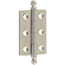 Hoxton 50x35mm Final Hinge - Satin Nickel - HOX800SN - Pair - Choice Handles