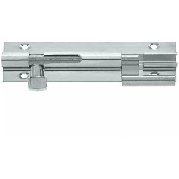 Frelan -  Necked Barrel Bolt 64 x 25mm - Satin Chrome - J1002DC - Choice Handles