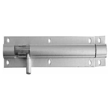 Frelan - Straight Aluminium Barrel Bolt  64mm X 25mm - Satin Anodised Aluminium - J1001SC - Choice Handles