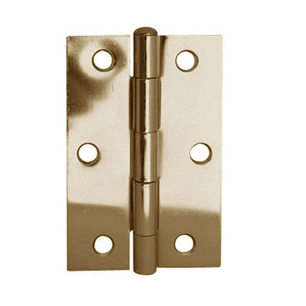 Frelan - Steel Butt Hinge 102mm - Electro Brass - J1838-FEB - Choice Handles