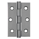 Frelan - Stainless Steel Grade 201 Washered Hinge, 76 x 50 x2mm - Stainless Stainless Steel - J9504SSS - (Pair) - Choice Handles