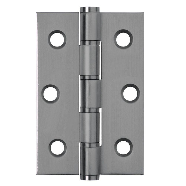 Frelan - Stainless Steel Grade 201 Washered Hinge, 76 x 50 x2mm - Stainless Stainless Steel - J9504SSS - (Pair) - Choice Handles