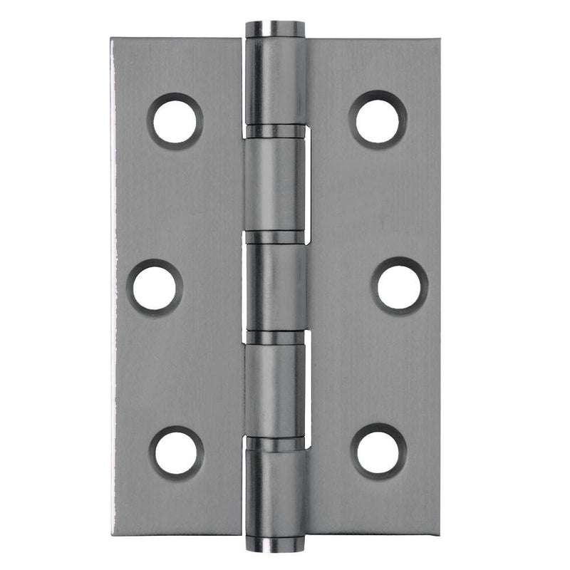 Frelan - Stainless Steel Grade 201 Washered Hinge, 76 x 50 x2mm - Stainless Stainless Steel - J9504SSS - (Pair) - Choice Handles