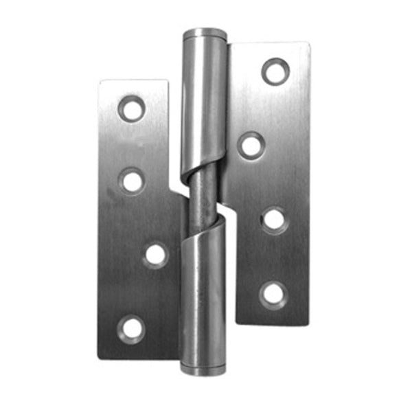 Frelan - Rising Butt Hinges 102 x 76 x 3mm - Left Hand - Satin Stainless Steel - J9510LHSSS - (Pair) - Choice Handles