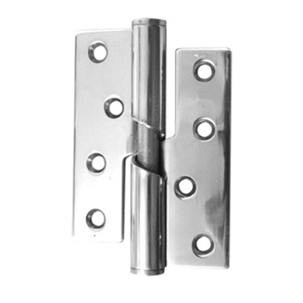 Frelan - Rising Butt Hinges 102 x 76 x 3mm - Right Hand - Polished Stainless Steel - J9510RHPSS - (Pair) - Choice Handles