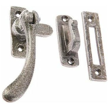 Frelan - Valley Forge Bulb End Casement Window Fastener - Pewter Patina - VF19PD - Choice Handles