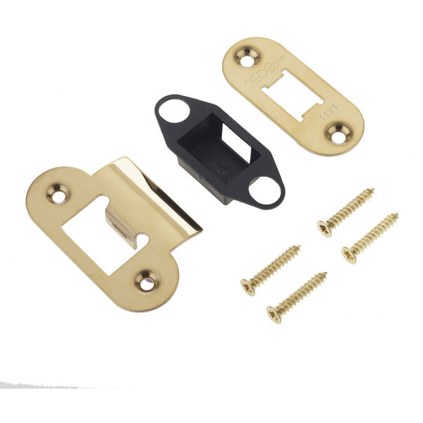 Frelan - Radius Accessory Pack for JL_HDT Heavy Duty Tubular Latches  - Polished Brass - JL-ACTRPVD - Choice Handles
