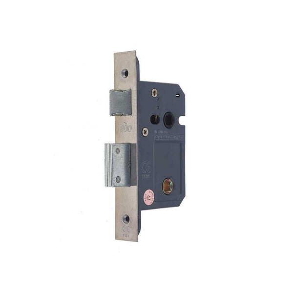 Frelan - Bathroom Lock 76mm - JL1072SSS - Satin Stainless Steel - Choice Handles