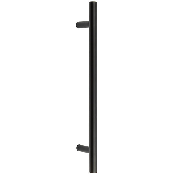 Frelan - Nero 400x19mm Guardsman Pull handles Bolt Through Fixing - Matt Black - JMB219B - Choice Handles