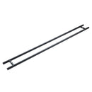 Frelan - Nero 1800x32x1600mm Guardsman Pull handles, Back To Back Fixing - Matt Black - JMB521D (Pair) - Choice Handles