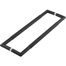 Frelan - Nero 425x19mm Mitred Knurled Pull Handles, Back To Back Fixing - Matt Black - JMB9 (Pair) - Choice Handles