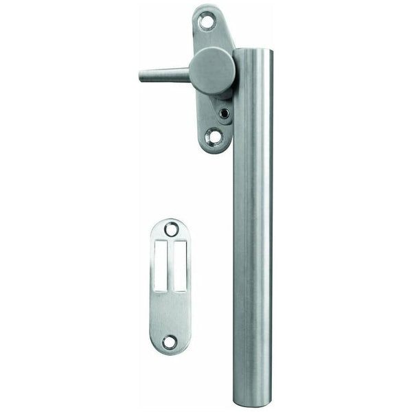 Frelan- Locking Casement Fastener Hook - Right Hand - Satin Stainless Steel - JSS1234R - Choice Handles