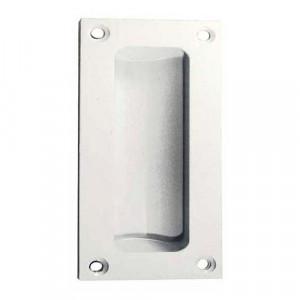 Frelan - Rectangular Flush Pull (102mm x 45mm) - White - JV428BWH - Choice Handles