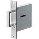 Burlington Sliding Door Flush Edge Pull Handle - Satin Chrome - JV820SC - Choice Handles