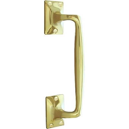 Frelan - Pull Handle 305mm - Pub Style - Polished Brass - V90DPB - Choice Handles