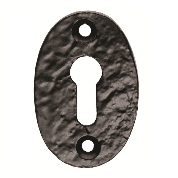 Carlisle Brass - Oval Shape Escutcheon - Black Antique - LF5539U - Choice Handles