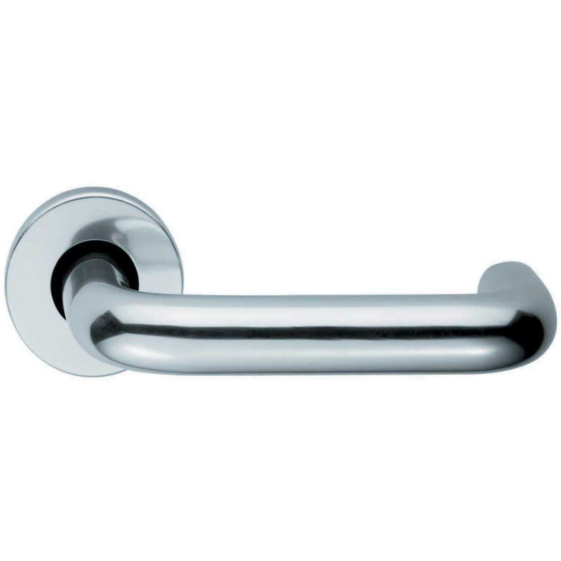 Eurospec - Safety Lever on Rose - Polished Anodised Aluminium - LRS6001PAA - Choice Handles