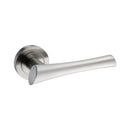 Atlantic - Mediterranean Corsica Lever on Round Rose - Satin Nickel - M60SN - Choice Handles