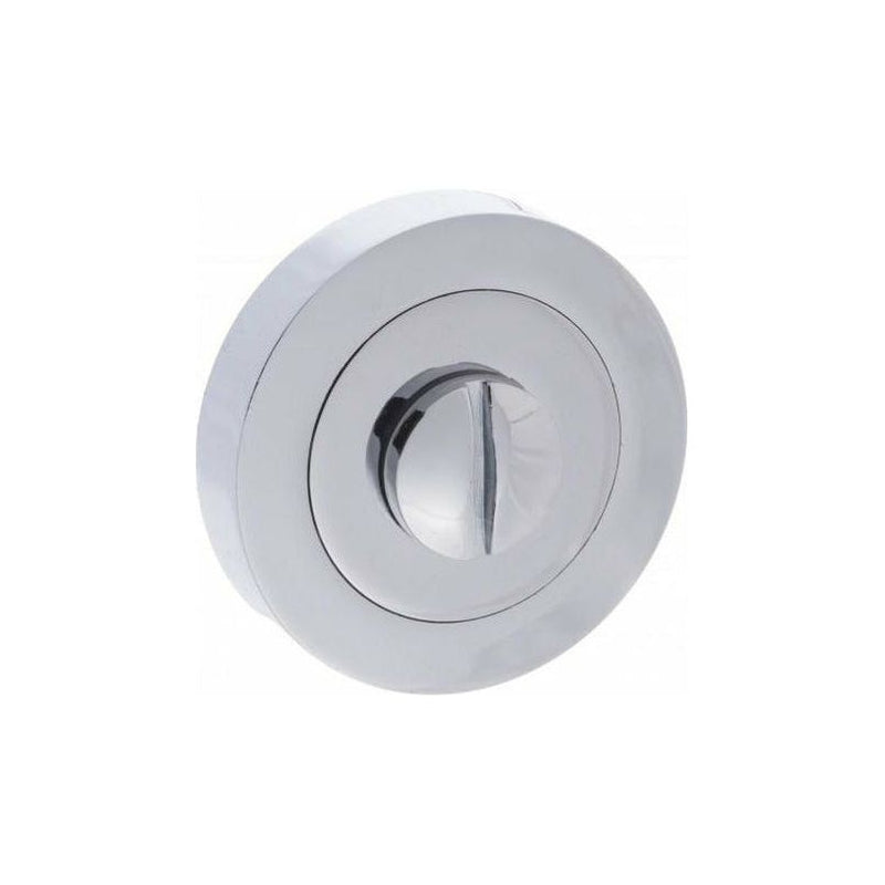Atlantic Old English WC Turn and Release on Round Rose - Polished Chrome - OEWCCP - Choice Handles