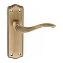 Atlantic Old English Warwick Latch Lever on Backplate - Matt Antique Brass - OE178LMAB - Choice Handles