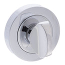 Atlantic Old English WC Turn and Release on Round Rose - Polished Chrome - OEWCCP - Choice Handles