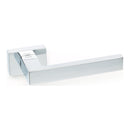 Tupai Rapido RetaLine Rillo Designer Lever on Long Rose - (Without Decorative Plate) - Bright Polished Chrome - T2275LPC - Choice Handles