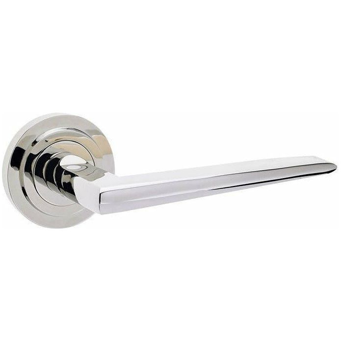 Burlington - Mayfair Lever on Rose - Polished Nickel - BUR10PN - Choice Handles