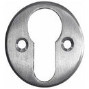 Frelan Hardware Euro Profile Escutcheon 40mm Diameter - Satin Chrome - JV603ESC - Choice Handles