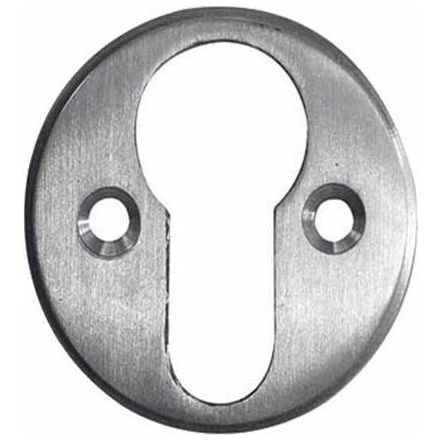 Frelan Hardware Euro Profile Escutcheon 40mm Diameter - Satin Chrome - JV603ESC - Choice Handles