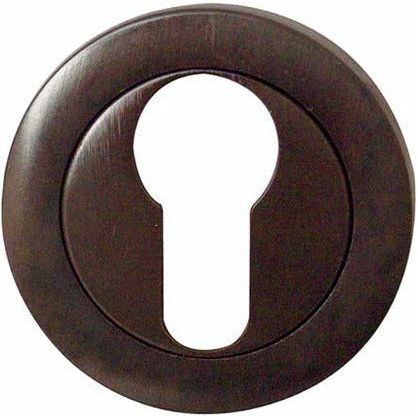 Frelan - Euro Profile Escutcheons - Dark Bronze - JV503EDB - Choice Handles