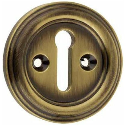 Frelan - Parisian Standard Profile Escutcheon - Antique Bronze - JV604AB - Choice Handles