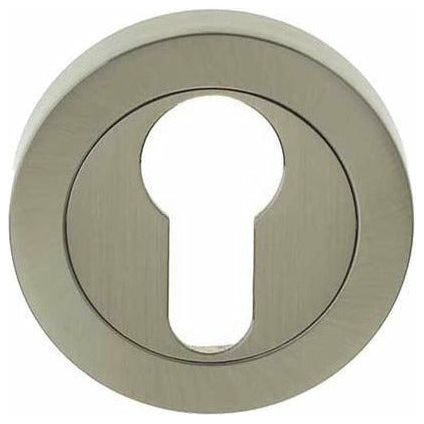 Frelan - Euro Profile Escutcheons - Satin Nickel - JV503ESN - Choice Handles