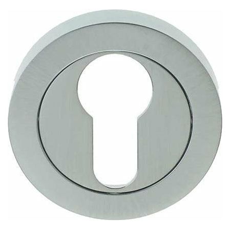 Frelan - Euro Profile Escutcheons - Satin Chrome - JV503ESC - Choice Handles