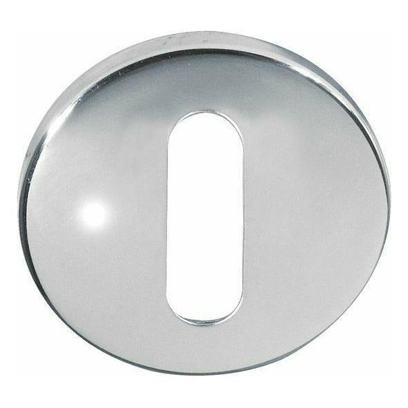 Frelan - Standard Profile Keyhole Escutcheon 52mm x 8mm - Polished Stainless Steel - JPS16 - Choice Handles