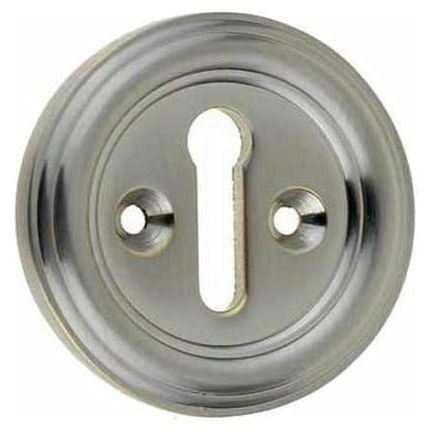 Frelan - Parisian Standard Profile Keyhole Escutcheon - Satin Nickel - JV604SN - Choice Handles