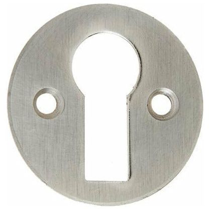 Frelan - Standard Profile Round Keyhole Escutcheon - Satin Nickel - JV41SN - Choice Handles