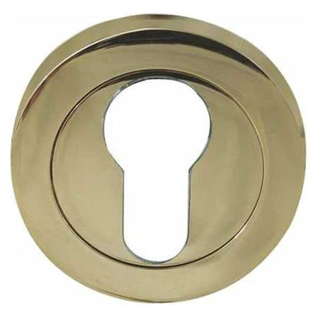 Frelan - Euro Profile Escutcheons - PVD Stainless Brass - JV503EPVD - Choice Handles