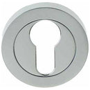 Frelan - Euro Profile Escutcheons - Dual Finish - Polished Chrome & Satin Chrome - JV503EPCSC - Choice Handles