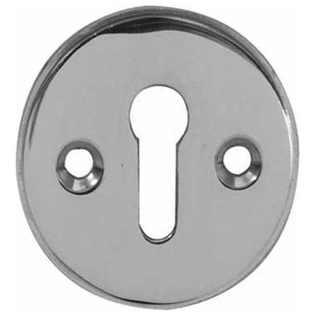 Frelan - Standard Profile Keyhole Escutcheon 40mm Diameter - Polished Chrome - JV603PC - Choice Handles